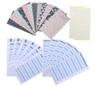 Gadpiparty Budget Envelopes with Western Style Envelopes Budget Sheets and Stickers for Cash Recording Lightweight and Corrosion Resistant Account Organizer for Personal Finance Management
