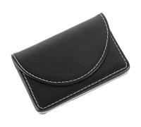 Gadpiparty Business Card Holder Portable Leather Case for Id Employee Cards Travel Essentials Stylish Design Convenient Access for Easy Travel