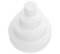 Gadpiparty Cake Decorating Foam Dummies Set 4Pcs Polystyrene Artificial Cake Rounds for Wedding Birthday Display Practice