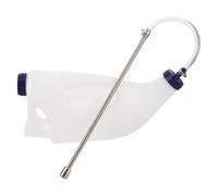 Gadpiparty Calf Nursing Feeder Bottle Stainless Steel with Handle for Precise Milk and Medication Dispensing Livestock Feeding Tool for Cattle Sheep Goats Efficient Colostrum and Milk