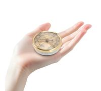 Gadpiparty Calibratable Aneroid Barometer Home Wall-Mounted Dial Weather Station High Precision Traditional Metal Barometer Suitable for Indoor Temperature and Pressure Monitoring