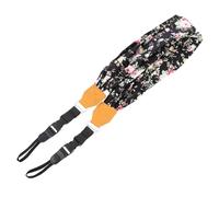 Gadpiparty Camera Neck Strap and Shoulder Belt, Black Cotton Scarf Style Sling Strap for Digital Cameras, Comfortable Neck and Shoulder Carry for Photographers and Travel Use