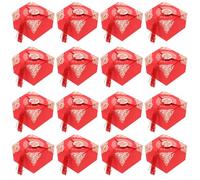 Gadpiparty Candy Boxes Paper and Polyester Material 20pcs Chinese Style with Tassels Elegant Traditional Design for Snacks and Chocolate Packaging for Anniversaries and Festivals