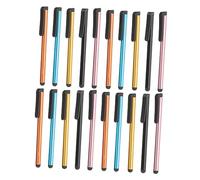 Gadpiparty Capacitive Stylus Pens Random Color 20pcs with Resilience Pen Tip for Accurate Writing and Drawing and High Sensitivity Aluminium Alloy for Touch Screens Tablets Smartphones