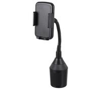 Gadpiparty Car Cup Phone Stand Tablet Bracket for Automotive Use with Heavy-Duty Adjustable ABS Base, Wide Compatibility and Convenient Call Function, Black, 30X9X7Cm