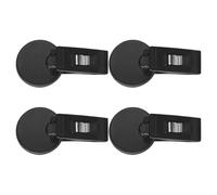 Gadpiparty Car Windshield Ticket Holder Clips 4pcs with Adhesive Base, Multi-Purpose Car Document and Parking Permit Clamps for Cards, Receipts, and Access Passes, Suitable for Vehicle