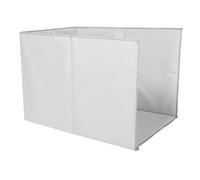 Gadpiparty Cat Litter Box Shield Waterproof Pvc and Polyester Material Foldable for Portable Convenience with Three-sided High Sided Design Hygienic Scatter for Small Home Use and Moving