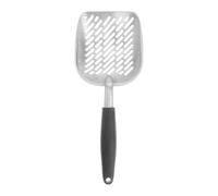 Gadpiparty Cat Litter Scoop with Long Handle, Sturdy Metal, Blue | Won't Rust, Won't Flick, Won't Bend, Comfortable Grip, for Cleaning the Litter Box