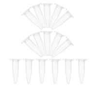Gadpiparty Centrifuge Tubes for Sample Storage with Screw Cap 50pcs 1.5 Ml Lab Test Tubes Multifunctional Tool Suitable for Laboratory and Scientific Use