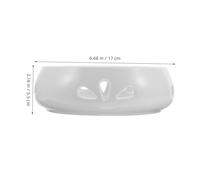 Gadpiparty Ceramic Food Warmer Wax Warmers for Wax Melts Tealight Heater for Teapot Mug Heating Base Warm Tea Base White
