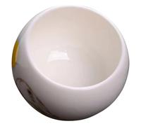 Gadpiparty Ceramic Gongfu Tea Cup White Round Small Tea Cup | Classic Chic Style, Simple Elegant Look, for Herbal Tea, Green Tea, Office Use and Tea Ceremony