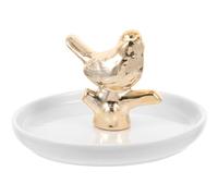 Gadpiparty Ceramic Jewelry Dish Holder with Unique Design Convenient to Use Display Tray for Hairpins and Earrings for Home Decor Or Jewelry Stores Sophisticated and Functional