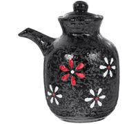 Gadpiparty Ceramic Vinegar Bottle Dispenser for Kitchen Supplies, 180ml Capacity with Sturdy Design and Elegant Unique Style, for Home and Restaurant Use as Soy Sauce Or Olive Oil Holder