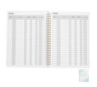 Gadpiparty Check Register Book 60 Pages Paper for Financial Record Keeping