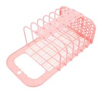 Gadpiparty Chicken Feeder Basket Foraging Basket Plastic Hanging Reusable Pink Moderate Capacity for Roosters and Pigeons