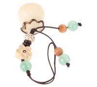 Gadpiparty Chinese Bodhi Wealth Charm Pendant for Phones Keys and Backpacks Luck Hanging Ornament Traditional Feng Shui Design Jade Material Elegant Blessing Accessory