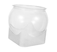 Gadpiparty Clear Desktop Fish Tank Plant Globe Hydroponic Planter Bowl Fish Bowl for Goldfish Betta Shrimp Office Tabletop Microterrarium Decor