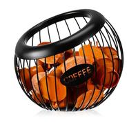 Gadpiparty Coffee Pod Holder, Metal Coffee Capsule Storage Basket, for Tea Bags, Fruits, and Kitchen Essentials