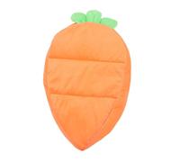 Gadpiparty Comfortable Small Animal Carrot-shaped Rabbit Bed Nest for Cats and Bunnies Scratch-resistant Mat for Indoor and Outdoor Resting Random Color