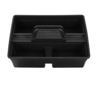 Gadpiparty Compact Pp Cleaning Tool Basket for Organizing Cleaning Tools with 3 Compartments and Molded-in Handle for Washing and Commercial Use