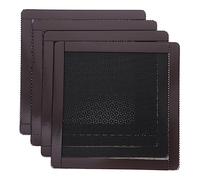 Gadpiparty Computer Host Dust Cover 14x14cm Mesh Fan Filter Lightweight Pvc Material Easy to Attach Remove