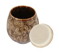 Gadpiparty Container Tea Canister, Storage for Kitchen and Home 160ml Ceramic Moisture-proof White with Easy to Clean, for Storing Tea and Honey