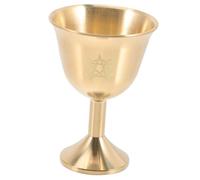 Gadpiparty Copper Offering Cup Multi-Function Ritual Chalice Made of High-Class Copper for Buddhism Worship and Desktop Decoration Aging-Resistant Medium