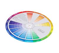 Gadpiparty Creative Color Wheel - Double-Sided Paint Mixing & Color Learning Guide for Artists, Students, Teachers & Makeup Artists