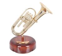 Gadpiparty Creative Golden Plastic Music Box in Musical Instrument Shape with Simple Artistic Design, Practical and Decorative Home Décor Accent for Desktop Ornament