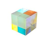 Gadpiparty Creative Optical Glass Cube Prism for Home Decor for DIY Projects Light Refraction Experiments and Educational Tools for Curiosity and Natural Light Discovery
