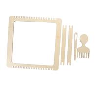 Gadpiparty Creative Wood Weaving Loom Kit DIY Simple Knitting Tool for Adults and Easy Assembly Handcraft Frame for Scarves Wall Hangings Sweaters and Educational Parent Activities