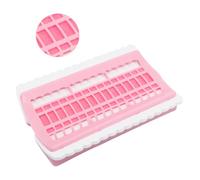 Gadpiparty Cross Stitch Thread Organizer Plastic Floss Holder with Mini Thread Arranger for Embroidery Projects Compact Pink Tool for Home Use and Beginners