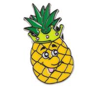 Gadpiparty Cute Pineapple Fruit Lapel Pin Brooch for Women, Alloy Material, Resistant to Deformation, for Shirts and Bags on Pineapple Shirt Day