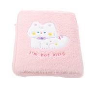 Gadpiparty Decorative Plush Tablet Holder for Cat Protective Case for Tablets Stylish and Functional Carrying Bag for Students and Professionals