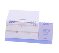 Gadpiparty Desk Calendar Standing Flip Twin-wire Binding Compact Monthly and Weekly Planner Mini Desktop Work Organizer for Office Study with High-resolution Print and Smooth Page Turning