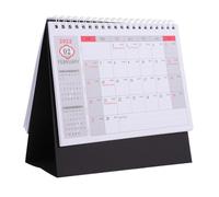 Gadpiparty Desktop English Calendar Monthly Weekly Planner Stable Base Paper Material for Home Office School Use Prevents Ink-bleed Keeps Plans Neat Legible