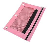 Gadpiparty Detachable Binder Pencil Pouch Mesh Pocket Binder Pen Case Oxford Cloth