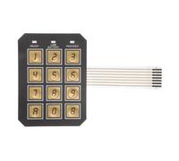 Gadpiparty Digital Lock Keypad Replacement with Button Matrix for Enhanced Security Heavy-Duty Electronic Safe Box Control Panel Easy Installation for Mailbox Locker Storage Cabinet