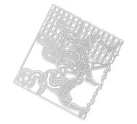 Gadpiparty DIY Football Team Metal Cutting Die Durable Carbon Steel Stencil for Card Making Scrapbooking and Craft Projects Creative Embossing Template for Hobbyists