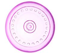 Gadpiparty Dog Flying Disc for Large Dogs Soft Tpr Material Bite-Resistant Puppy Training Throwing Plate Purple Small Size Outdoor Exercise and Chewing