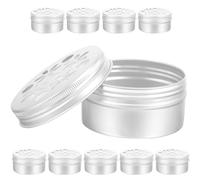 Gadpiparty Dog Scent Training Boxes 80ml Capacity Each Sniffle Containers Aluminium 10pcs for Canine Nose Work and Scent Detection Training