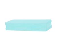 Gadpiparty Double Compartment Pencil Box with Frosted Transparent Finish Large Capacity Organizer for Adults and Easy to Clean Pencil Case for School and Office Supplies