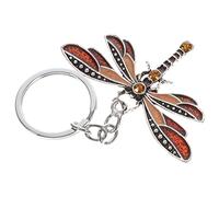 Gadpiparty Dragonfly Keychain Diamond Pendant Phone Accessories for Kids Cat Keychain Rustic Dragonfly Purse Charm Key Chain Bag Charm Backpack Hanging Decor Zinc Alloy Beaded Miss