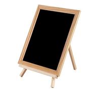 Gadpiparty Drawing Board Easel Single Sided Magnetic Blackboard for Creative Painting and Writing Standing Art Board with Bracket Black Educational Preschool and Early School Use