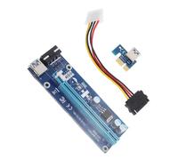 Gadpiparty Dual Lighting Gpu Riser Converter Card Pci-e to Adapter Pci-e Mining Card Stable Power Supply