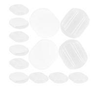 Gadpiparty Earring Anti- Rubber Pad, Oval Ear Clip Pad -Proof Ear Clamp Accessories Anti-Slip Cushions Protection Design Earring Accessories