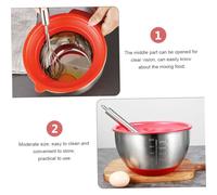 Gadpiparty Egg Mixer Splash Lid Anti-Splash Cover for Bowls Whisks Baking Guard Kitchen Tool Prevents Food Splatter Easy Clean