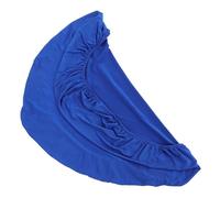Gadpiparty Elastic Fitted Square Tablecloth for Coffee Tables Outdoor Polyester Table Cover with Stretch Edge for Dinner Party Market Stalls in Blue