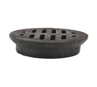 Gadpiparty Embedded Cast Iron Ground Leakage Floor Drain Black for Outdoor Garden Drainage Systems Load-bearing Gully Drain Accessory with Easy-clean Round Design