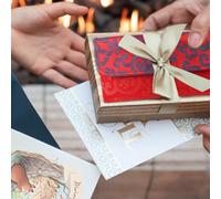 Gadpiparty Embroidered Red Packet Lucky Money Bag with Fu Character, Portable Fabric Storage Envelope for Wedding and Lunar New Year, Blue Decorative Coin and Change Pouch